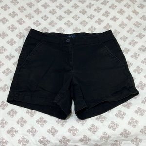 Nautica Black Cotton Shorts